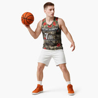 Pearl Harbor Remembrance Day Personalized Basketball Jersey Memories of December 7 with Red Poppy Lei LT03 - Polynesian Pride