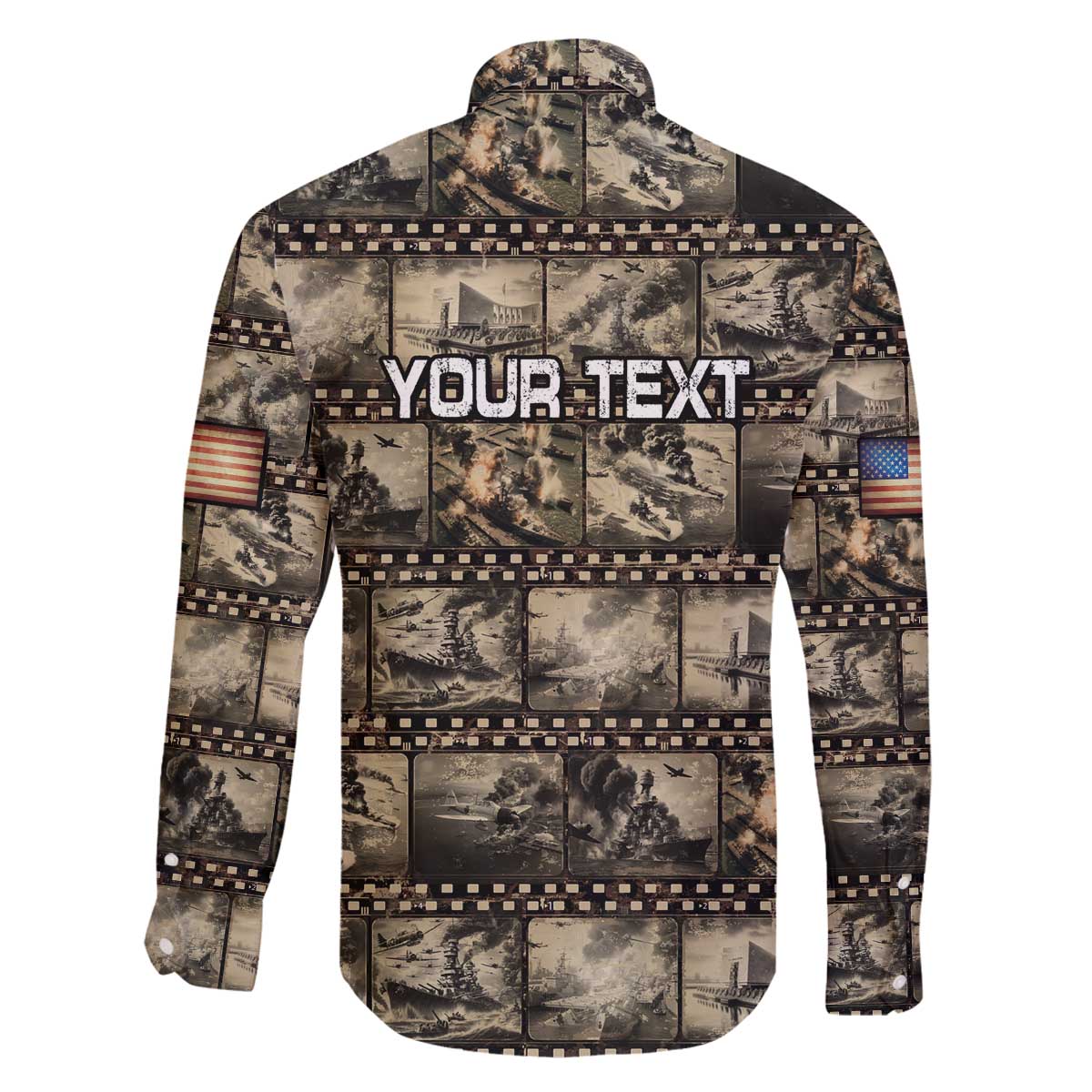 Pearl Harbor Remembrance Day Personalized Family Matching Off The Shoulder Long Sleeve Dress and Hawaiian Shirt Memories of December 7 with Red Poppy Lei - Polynesian Pride