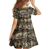 Pearl Harbor Remembrance Day Personalized Family Matching Off Shoulder Short Dress and Hawaiian Shirt Memories of December 7 with Red Poppy Lei LT03 - Polynesian Pride
