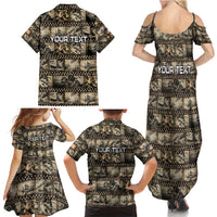 Pearl Harbor Remembrance Day Personalized Family Matching Summer Maxi Dress and Hawaiian Shirt Memories of December 7 with Red Poppy Lei LT03 - Polynesian Pride