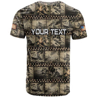 Pearl Harbor Remembrance Day Personalized T Shirt Memories of December 7 with Red Poppy Lei - Polynesian Pride