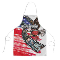 Pearl Harbor Remembrance Day Apron Lest We Forget - The Bald Eagle Remembers - Polynesian Pride