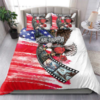 Pearl Harbor Remembrance Day Bedding Set Lest We Forget - The Bald Eagle Remembers - Polynesian Pride