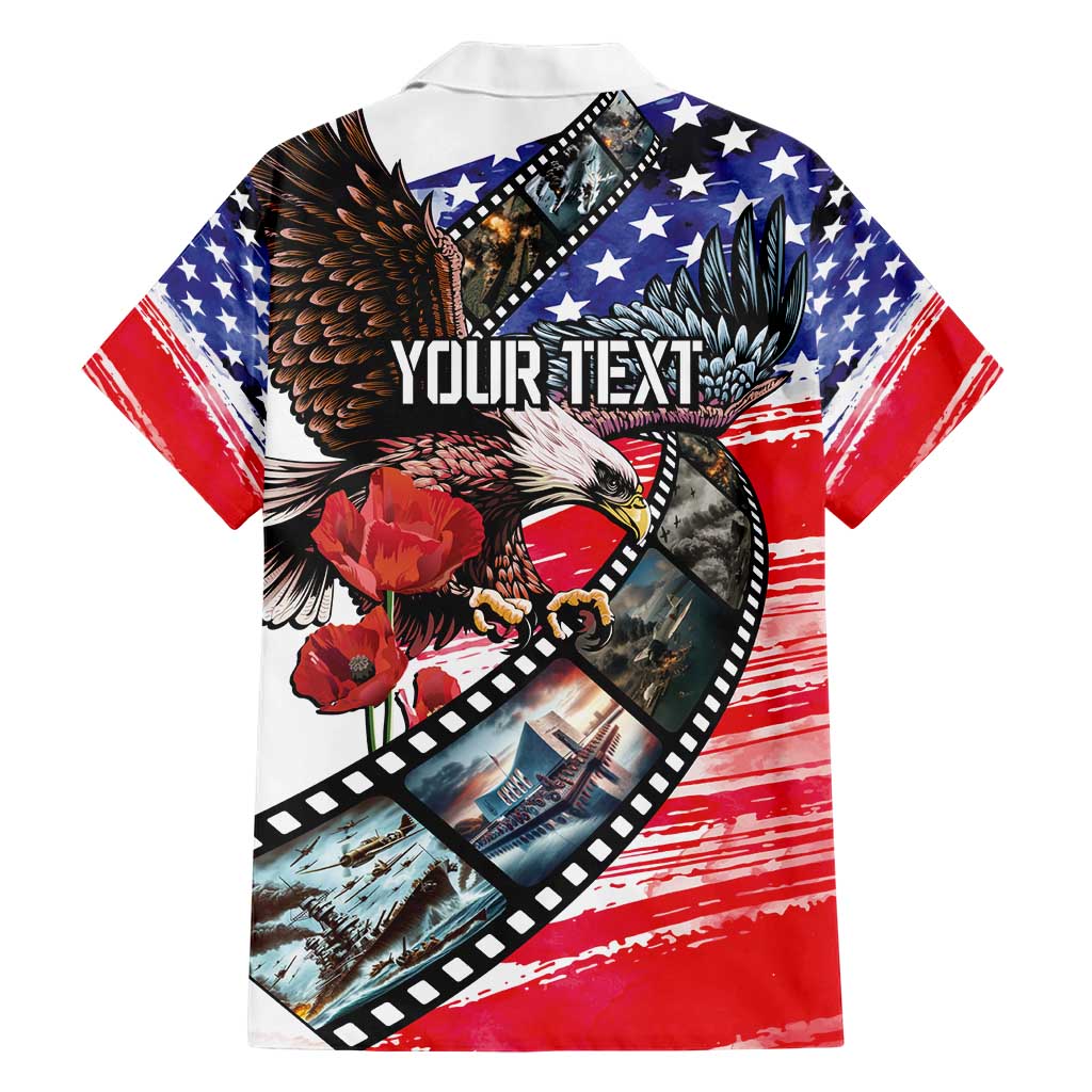 Pearl Harbor Remembrance Day Personalized Family Matching Short Sleeve Bodycon Dress and Hawaiian Shirt Lest We Forget - The Bald Eagle Remembers - Polynesian Pride