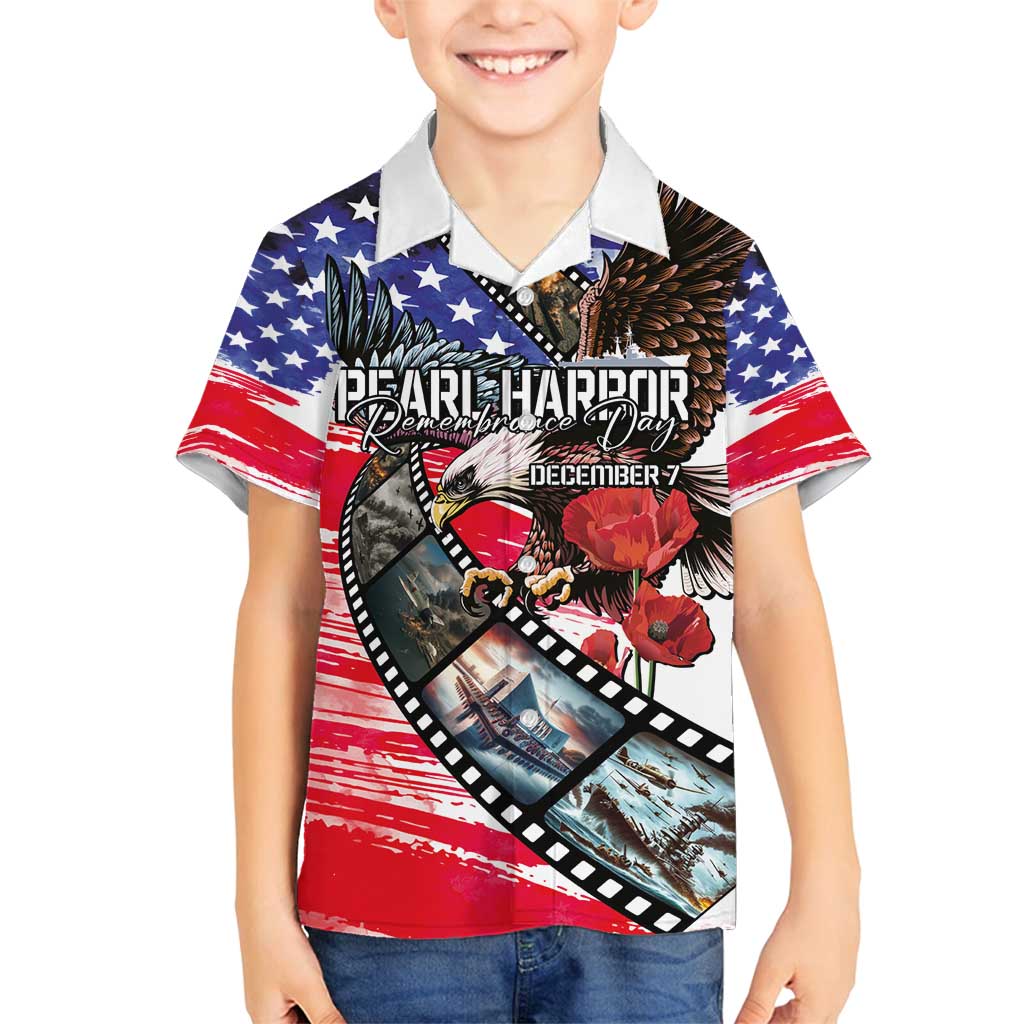 Pearl Harbor Remembrance Day Personalized Family Matching Tank Maxi Dress and Hawaiian Shirt Lest We Forget - The Bald Eagle Remembers - Polynesian Pride