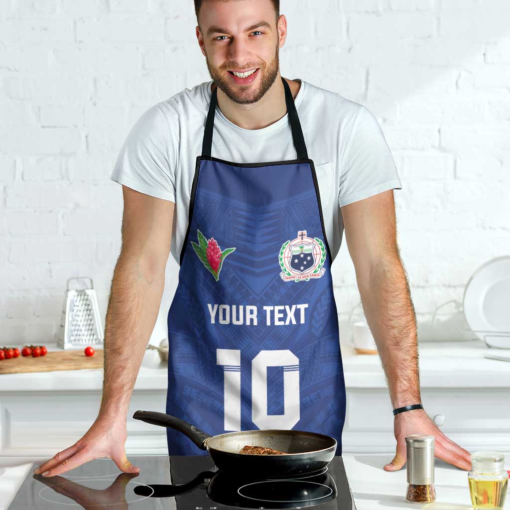Custom Samoa Rugby Apron Tatau Tribal Motifs Sporty Style - Polynesian Pride