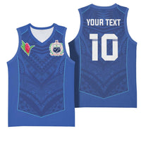 Custom Samoa Rugby Basketball Jersey Tatau Tribal Motifs Sporty Style - Polynesian Pride
