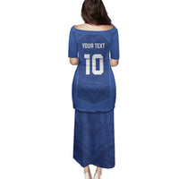 Custom Samoa Rugby Family Matching Puletasi and Hawaiian Shirt Tatau Tribal Motifs Sporty Style - Polynesian Pride