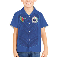 Custom Samoa Rugby Family Matching Puletasi and Hawaiian Shirt Tatau Tribal Motifs Sporty Style - Polynesian Pride