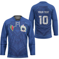 Custom Samoa Rugby Hockey Jersey Tatau Tribal Motifs Sporty Style - Polynesian Pride