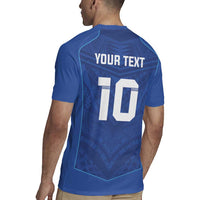 Custom Samoa Rugby Rugby Jersey Tatau Tribal Motifs Sporty Style - Polynesian Pride