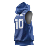 Custom Samoa Rugby Sleeveless Hoodie Tatau Tribal Motifs Sporty Style - Polynesian Pride