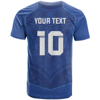Custom Samoa Rugby T Shirt Tatau Tribal Motifs Sporty Style - Polynesian Pride