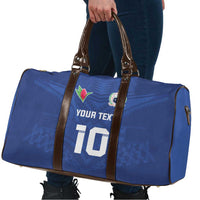 Custom Samoa Rugby Travel Bag Tatau Tribal Motifs Sporty Style - Polynesian Pride