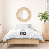 Custom Fiji Rugby Bedding Set Tapa Tribal Motifs Sporty Style - Polynesian Pride