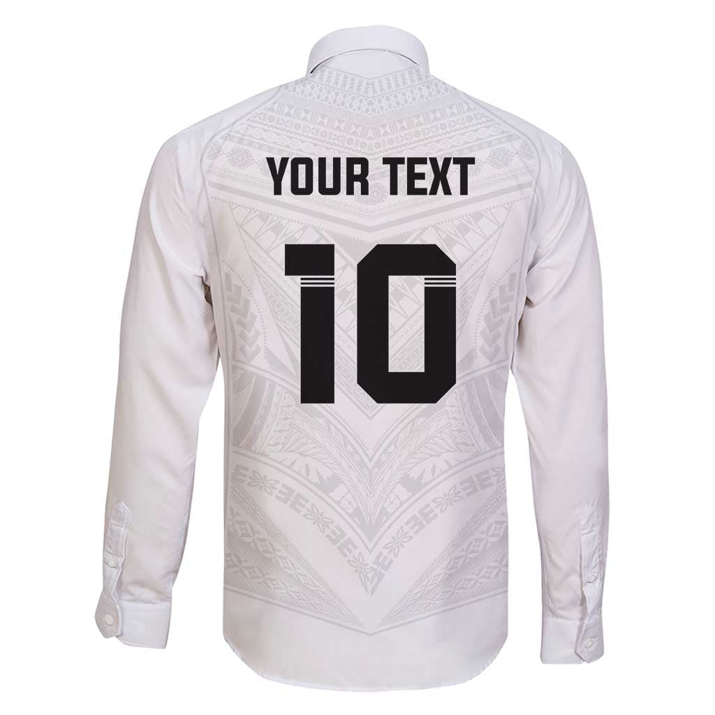 Custom Fiji Rugby Family Matching Mermaid Dress and Hawaiian Shirt Tapa Tribal Motifs Sporty Style - Polynesian Pride