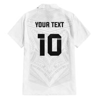 Custom Fiji Rugby Family Matching Off Shoulder Short Dress and Hawaiian Shirt Tapa Tribal Motifs Sporty Style - Polynesian Pride