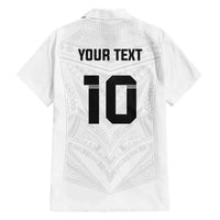 Custom Fiji Rugby Hawaiian Shirt Tapa Tribal Motifs Sporty Style - Polynesian Pride