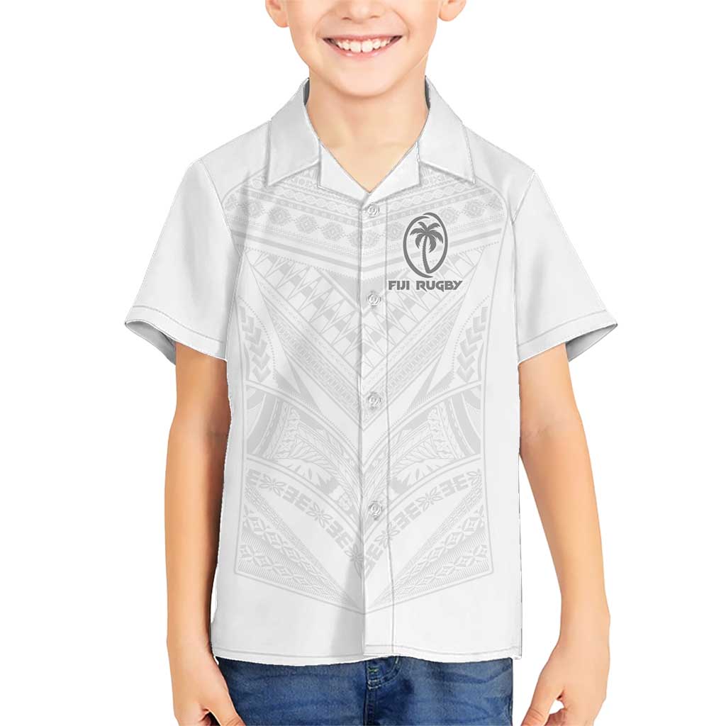 Custom Fiji Rugby Hawaiian Shirt Tapa Tribal Motifs Sporty Style - Polynesian Pride