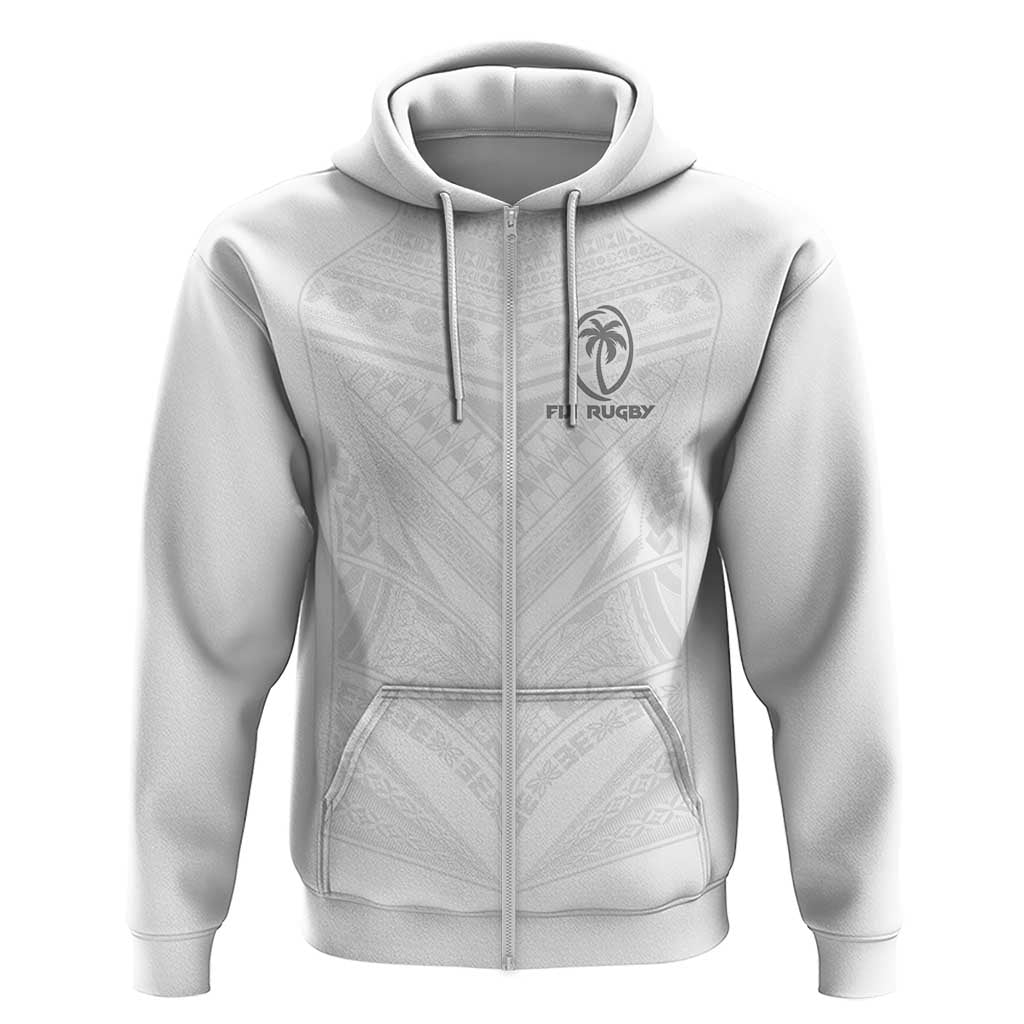 Custom Fiji Rugby Hoodie Tapa Tribal Motifs Sporty Style - Polynesian Pride