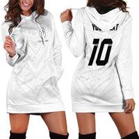 Custom Fiji Rugby Hoodie Dress Tapa Tribal Motifs Sporty Style - Polynesian Pride