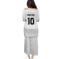 Custom Fiji Rugby Puletasi Tapa Tribal Motifs Sporty Style - Polynesian Pride