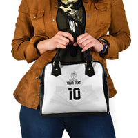 Custom Fiji Rugby Shoulder Handbag Tapa Tribal Motifs Sporty Style - Polynesian Pride