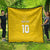 Custom Niue Rugby Quilt Hiapo Tribal Motifs Sporty Style - Polynesian Pride