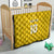 Custom Niue Rugby Quilt Hiapo Tribal Motifs Sporty Style - Polynesian Pride