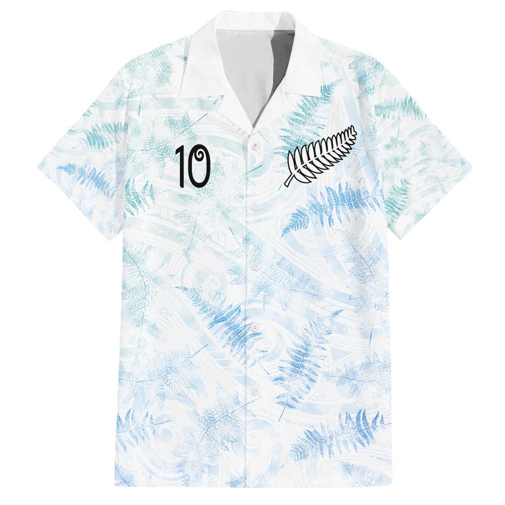 Custom New Zealand Football Family Matching Puletasi and Hawaiian Shirt The Whites-Aotearoa Inspired - Polynesian Pride