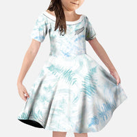 Custom New Zealand Football Family Matching Summer Maxi Dress and Hawaiian Shirt The Whites-Aotearoa Inspired - Polynesian Pride