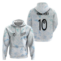 Custom New Zealand Football Hoodie The Whites-Aotearoa Inspired - Polynesian Pride