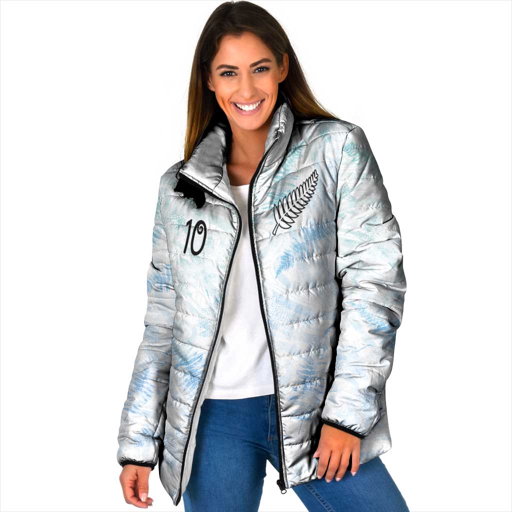 Custom New Zealand Football Padded Jacket The Whites-Aotearoa Inspired - Polynesian Pride