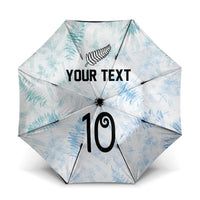Custom New Zealand Football Umbrella The Whites-Aotearoa Inspired - Polynesian Pride