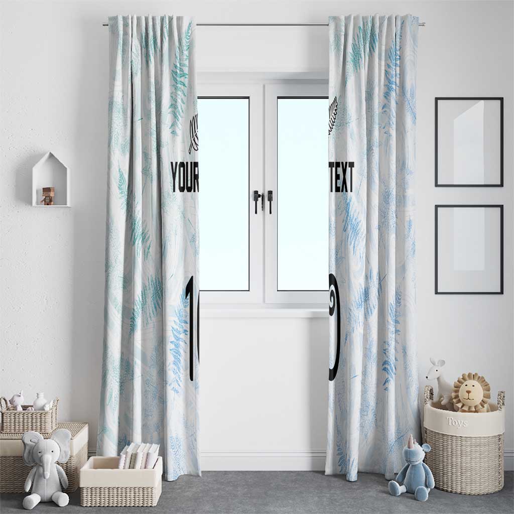 Custom New Zealand Football Window Curtain The Whites-Aotearoa Inspired - Polynesian Pride