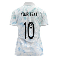 Custom New Zealand Football Women Polo Shirt The Whites-Aotearoa Inspired LT03 - Polynesian Pride