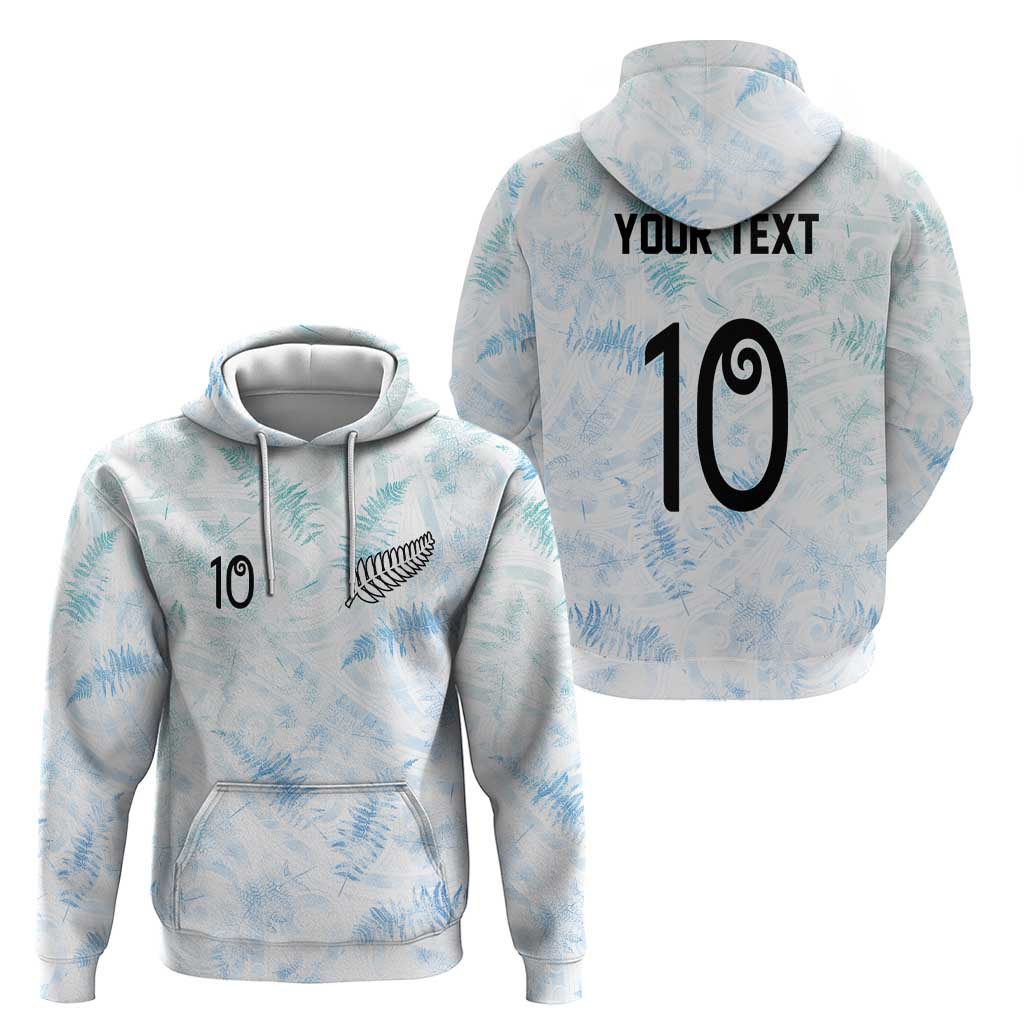 Custom New Zealand Football Zip Hoodie The Whites-Aotearoa Inspired - Polynesian Pride