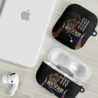 Hawaii Rainbow Warriors AirPods Case Kakau Shark Tooth and Polynesian Art Tattoo LT03 - Polynesian Pride