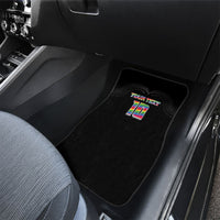 Custom Hawaii Rainbow Warriors Car Mats Kakau Shark Tooth and Polynesian Art Tattoo LT03 - Polynesian Pride