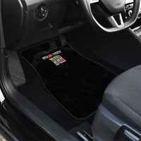 Custom Hawaii Rainbow Warriors Car Mats Kakau Shark Tooth and Polynesian Art Tattoo LT03 - Polynesian Pride