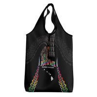 Hawaii Rainbow Warriors Grocery Bag Kakau Shark Tooth and Polynesian Art Tattoo LT03 - Polynesian Pride