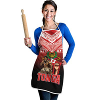 Mate Ma'a Tonga Apron Traditional Warrior and Ngatu Art Pattern LT03 - Polynesian Pride