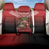 Mate Ma'a Tonga Back Car Seat Cover Traditional Warrior and Ngatu Art Pattern LT03 One Size Red - Polynesian Pride