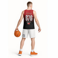 Mate Ma'a Tonga Basketball Jersey Traditional Warrior and Ngatu Art Pattern LT03 - Polynesian Pride