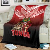 Mate Ma'a Tonga Blanket Traditional Warrior and Ngatu Art Pattern LT03 - Polynesian Pride