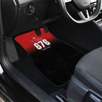 Mate Ma'a Tonga Car Mats Traditional Warrior and Ngatu Art Pattern LT03 - Polynesian Pride