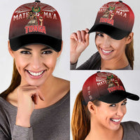 Mate Ma'a Tonga Classic Cap Traditional Warrior and Ngatu Art Pattern LT03 - Polynesian Pride
