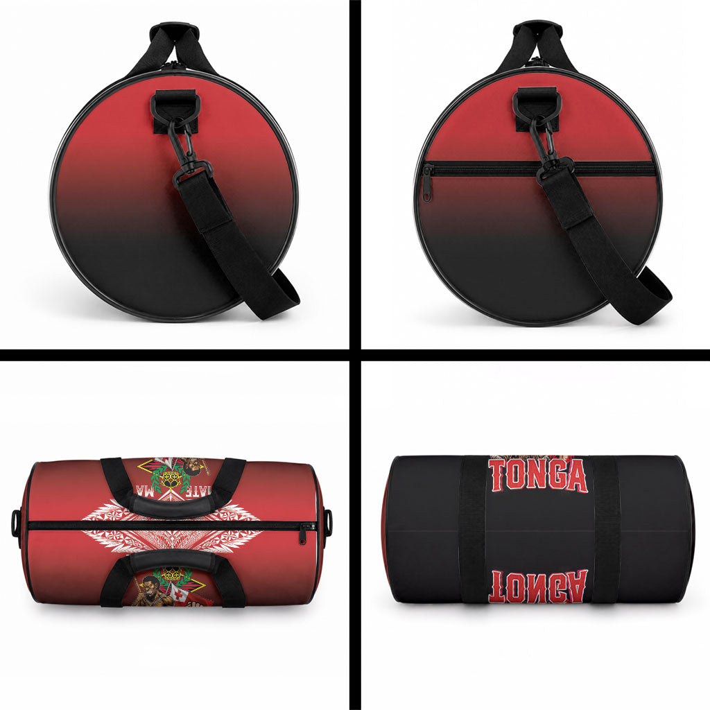 Mate Ma'a Tonga Duffle Bag Traditional Warrior and Ngatu Art Pattern LT03 - Polynesian Pride