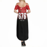 Mate Ma'a Tonga Summer Maxi Dress Traditional Warrior and Ngatu Art Pattern LT03 - Polynesian Pride