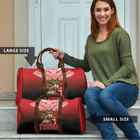 Mate Ma'a Tonga Travel Bag Traditional Warrior and Ngatu Art Pattern LT03 - Polynesian Pride